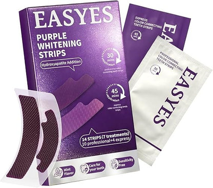 EASYES Purple Teeth Whitening Strips