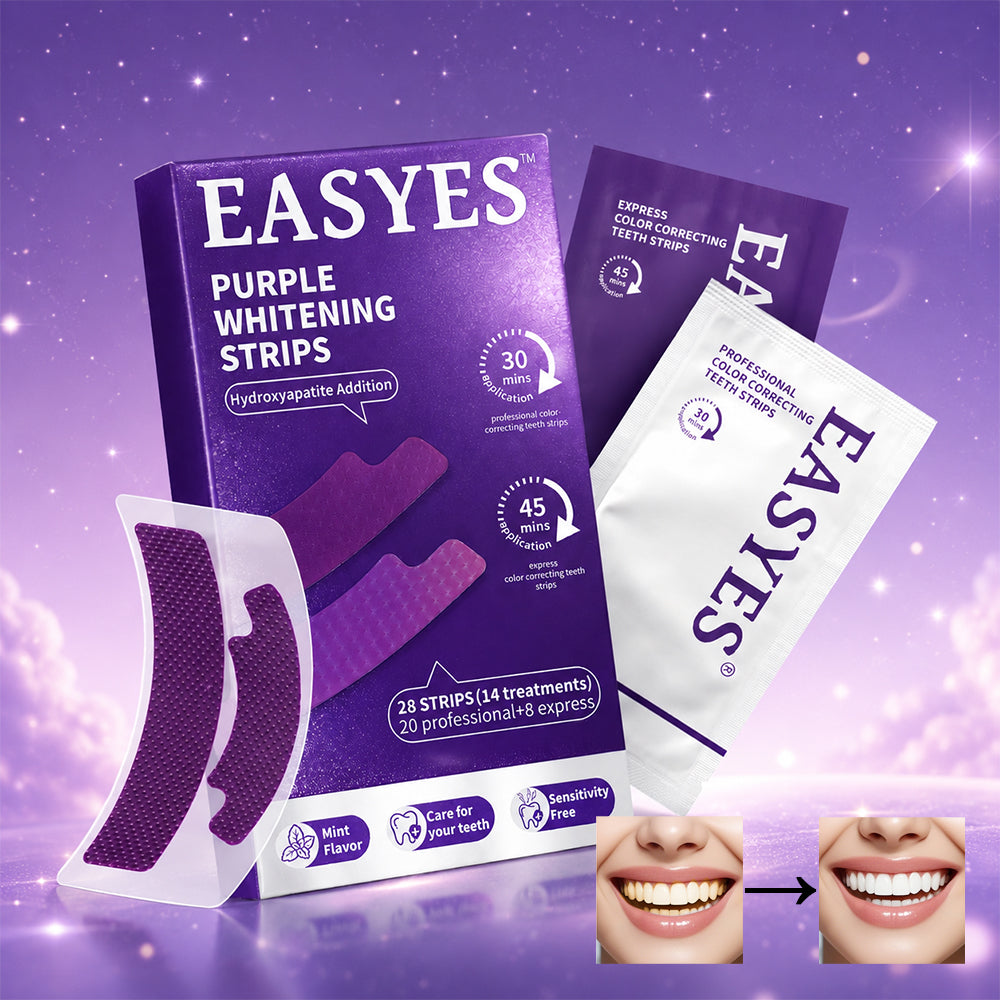 EASYES Purple Teeth Whitening Strips