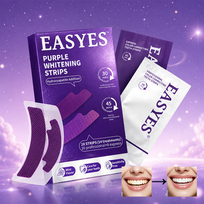 EASYES Purple Teeth Whitening Strips