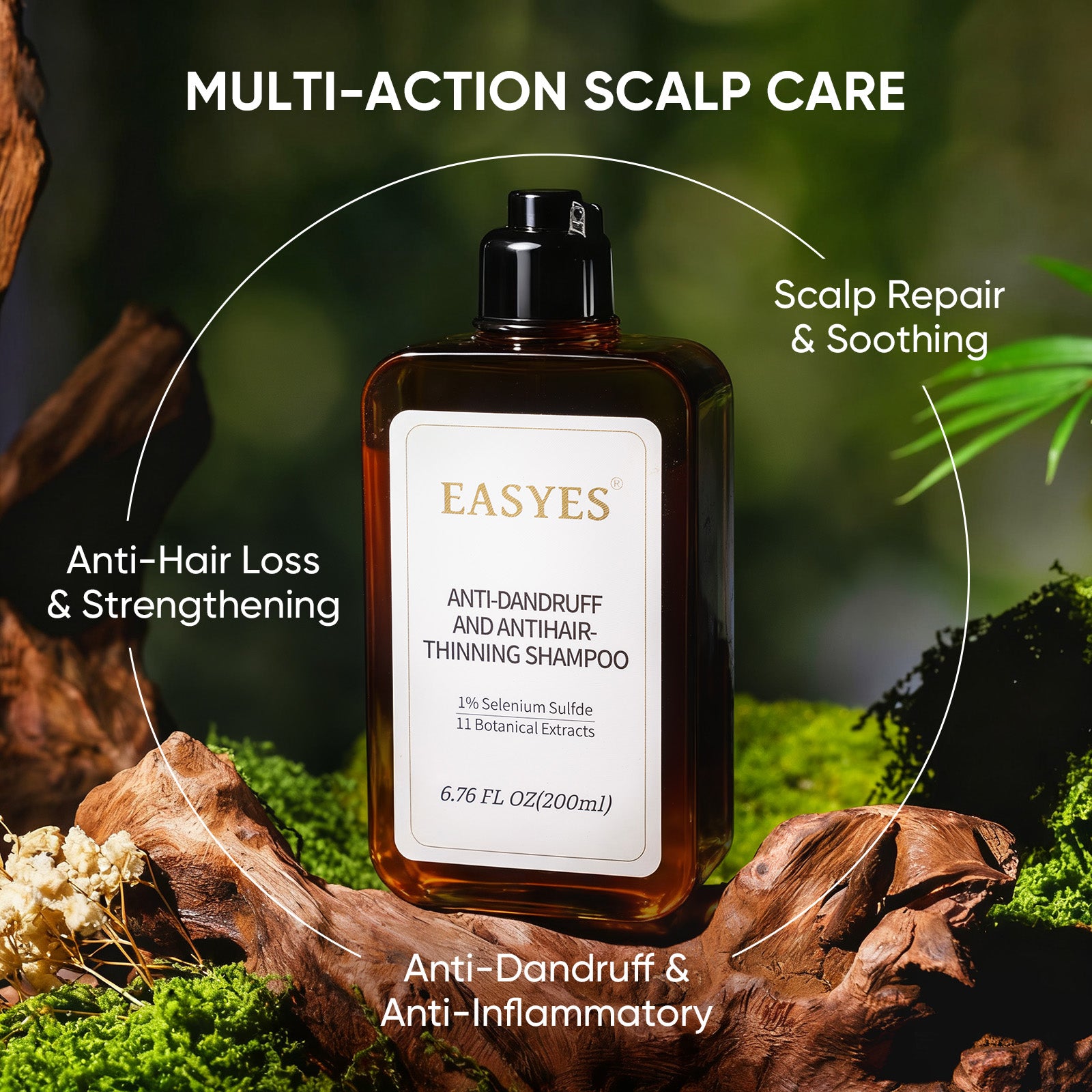 Easyes Anti-Dandruff And Anti-Hair Thinning Shampoo