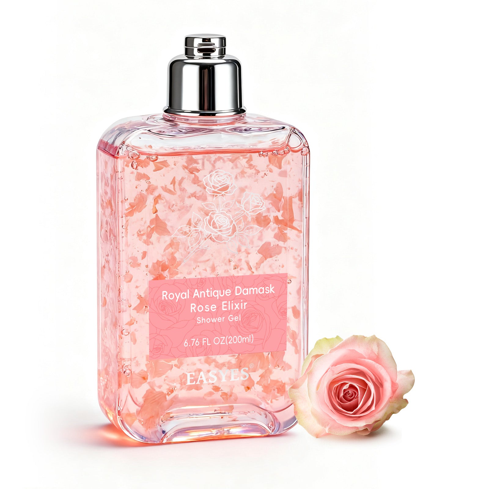 Easyes Royal Antique Damask Rose Elixir Shower Gel