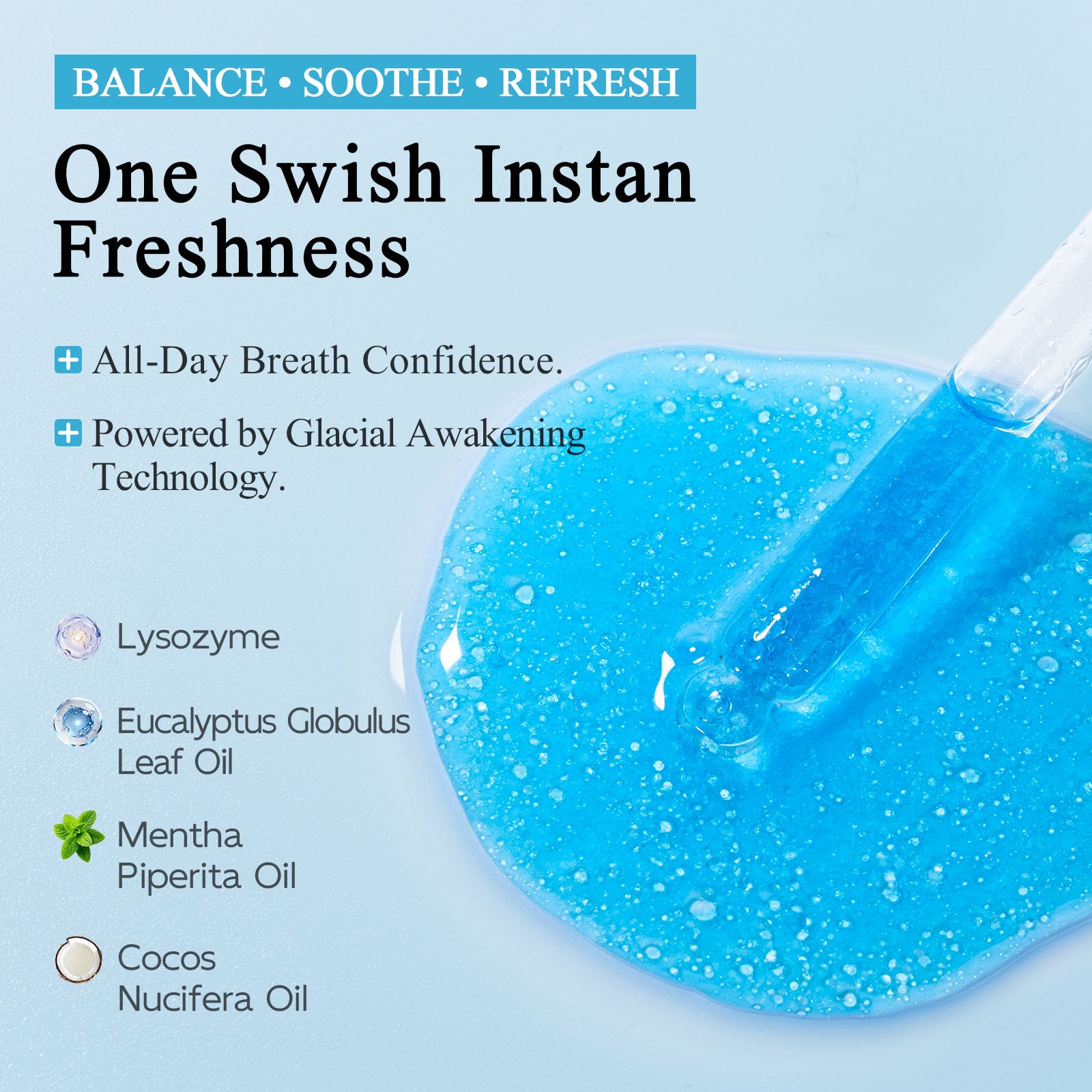 EASYES Jelly Oral Rinse Serum-Glacial Awakening Mint