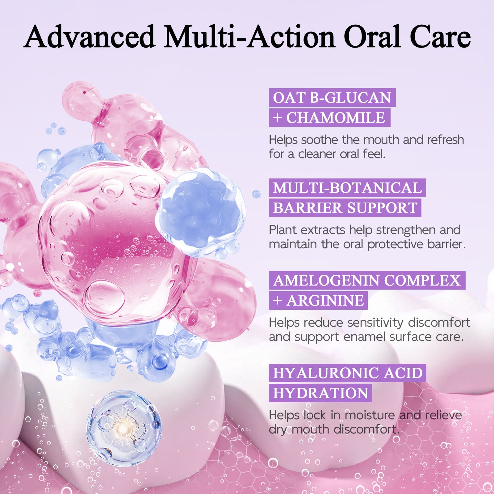 EASYES Jelly Oral Rinse Serum-Moonlight Garden Lavender