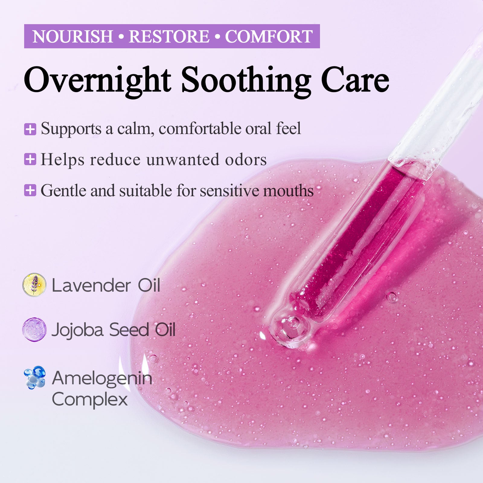 EASYES Jelly Oral Rinse Serum-Moonlight Garden Lavender