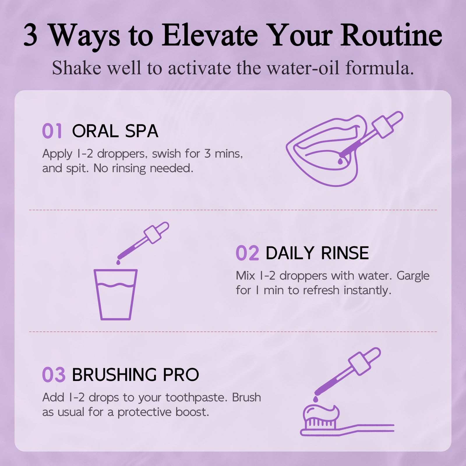 EASYES Jelly Oral Rinse Serum-Moonlight Garden Lavender