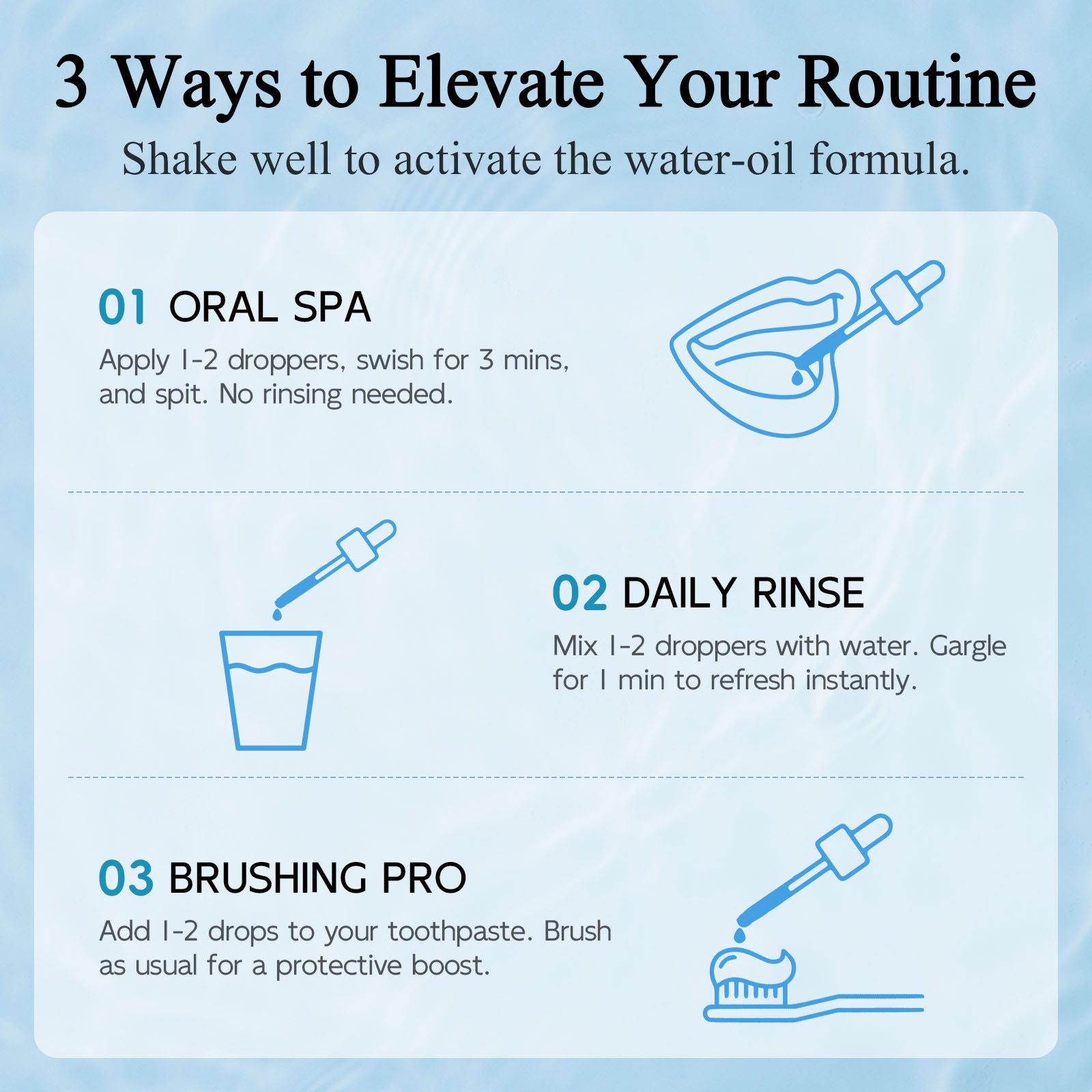 EASYES Jelly Oral Rinse Serum-Glacial Awakening Mint