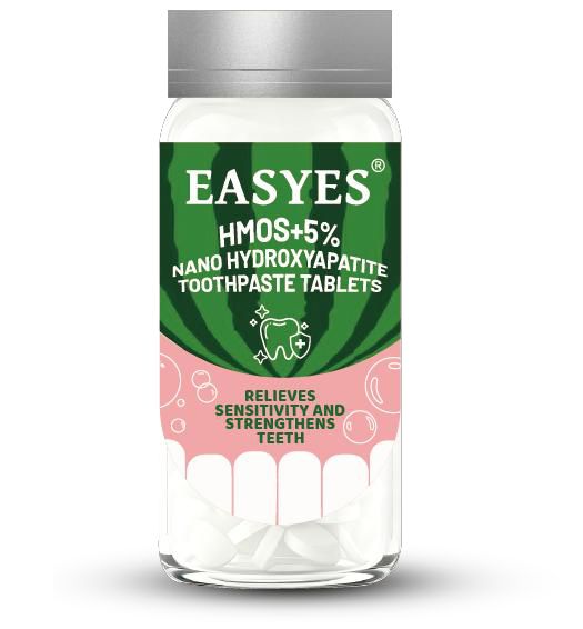 Easyes HMOS + 5% Hydroxyapatite Toothpaste Tablets