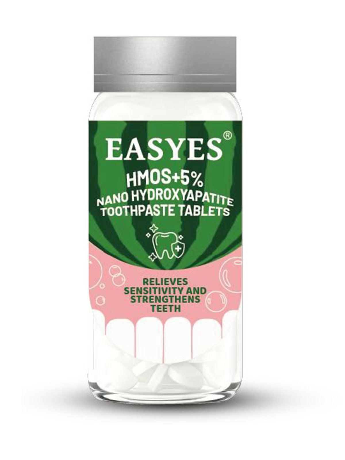 Easyes HMOS + 5% Hydroxyapatite Toothpaste Tablets