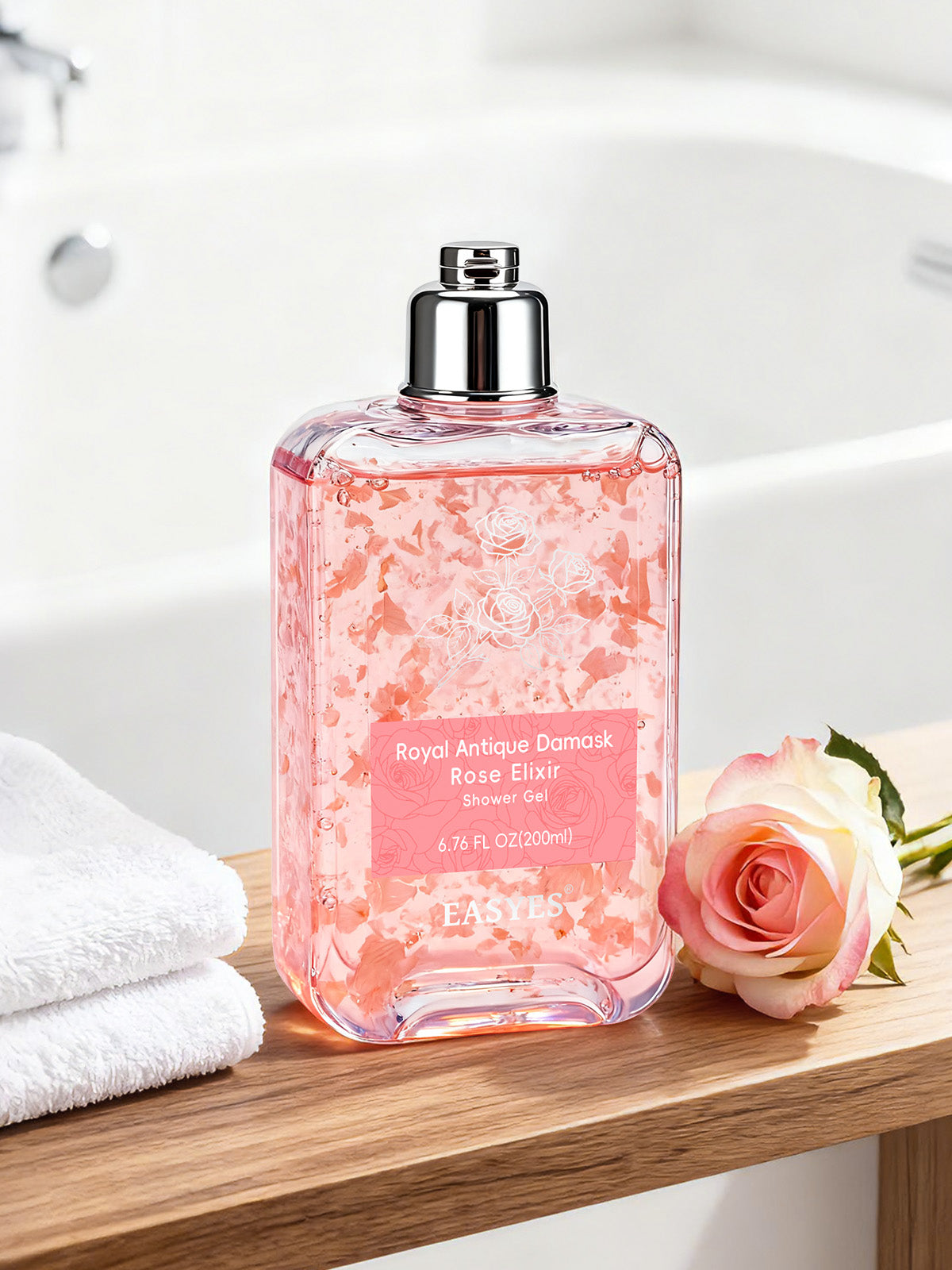 Easyes Royal Antique Damask Rose Elixir Shower Gel